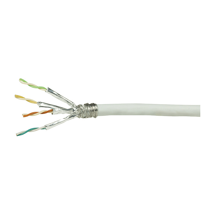 Cat.7 600 MHz Installation Cable 26 AWG CU S/FTP, 305m, white