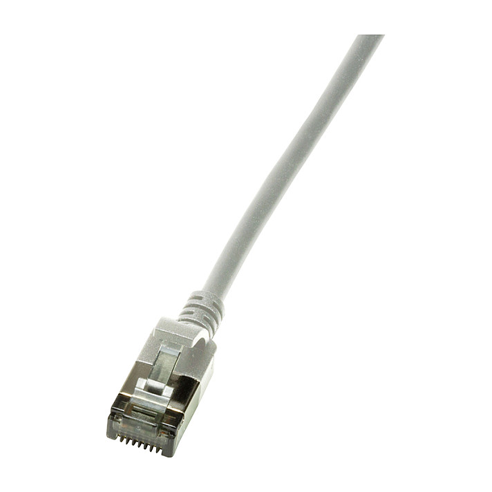 Patch cable Cat.6A TPE SlimLine grey 3,0m