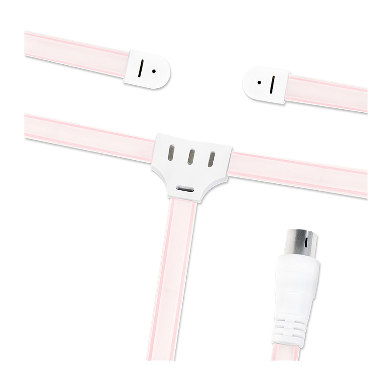 FM Radio dipole antenna with coax connector, indoor