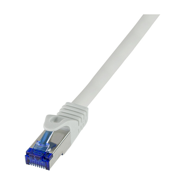 Patch cable Cat.6A S/FTP Ultraflex GHMT certified, grey 1.0m