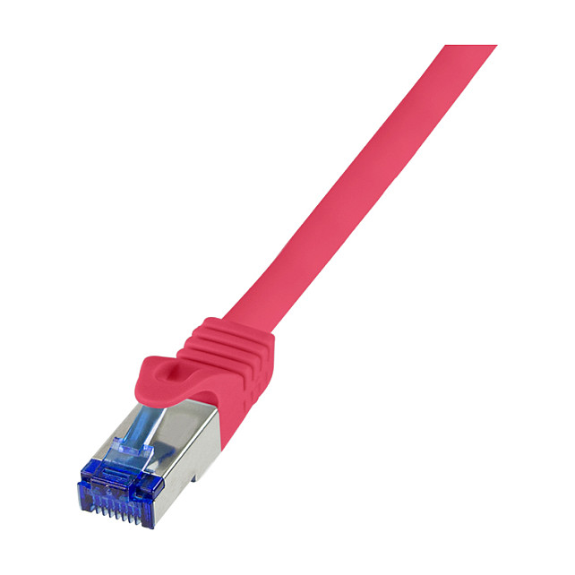 Patch cable Cat.6A S/FTP Ultraflex GHMT certified, red 10m