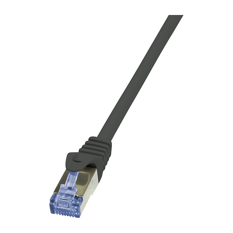 Patch Cable Cat.6A S/FTP black 20m, PrimeLine