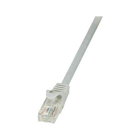LogiLink Patchkabel, Kat. 5e, U/UTP, 5,0 m, grau