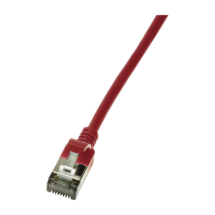 Logilink Patch cable Cat.6A TPE SlimLine red 5,0m