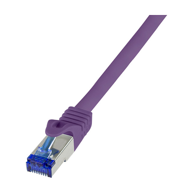 Logilink Patch cable Cat.6A S/FTP Ultraflex GHMT certified, purple 10m
