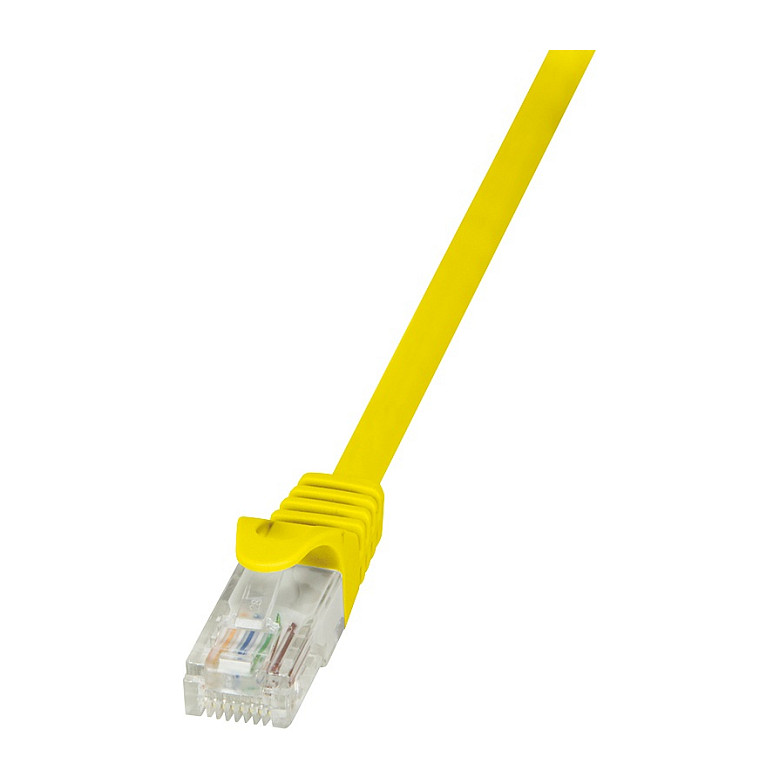 Logilink Patch Cable Cat.6 U/UTP yellow 2,00m EconLine
