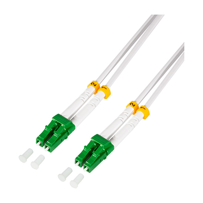 Logilink Steel armored fiber patch cord OS2, Duplex LC/APC - LC/APC, 10 m
