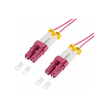 Logilink Super slim OM4 fiber patch cord LC-LC duplex, 10 m