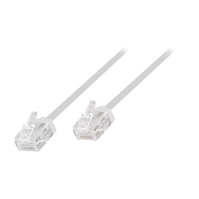 Logilink Patch Cable Cat.6A U/UTP Slim High-Flex, white 1,00 m