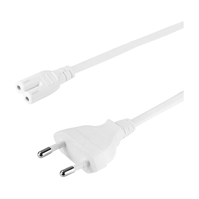 LogiLink Netzkabel, Eurostecker - Kleingerätekupplung, 1,8 m