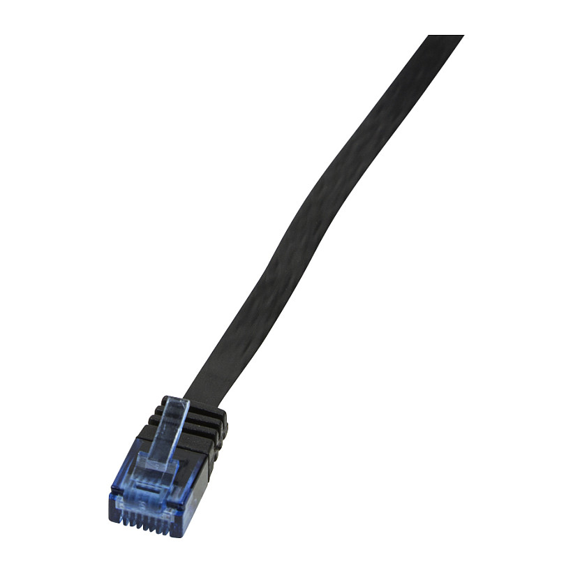 LogiLink U UTP Flach-Patchkabel Kat 5e 30 m schwarz