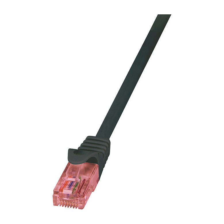 Logilink Patch Cable Cat.6 U/UTP BC black, 3,00m PrimeLine