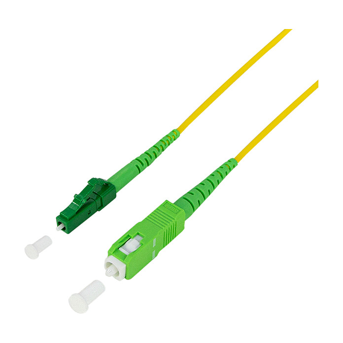 LogiLink LWL Patchkabel, SC-Stecker - LC-Stecker, OS2, 20 m