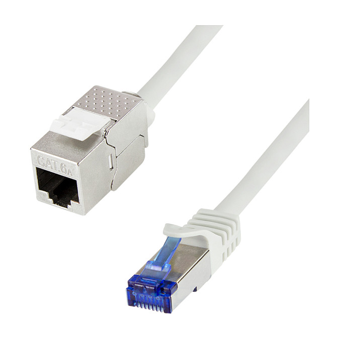 Logilink Consolidation point cable, Cat.6A S/FTP, 5.0m, grey