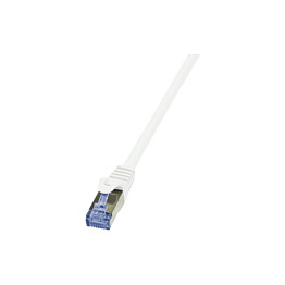 LogiLink Patchkabel PrimeLine, Kat. 6A, S/FTP, 1,5 m, weiß