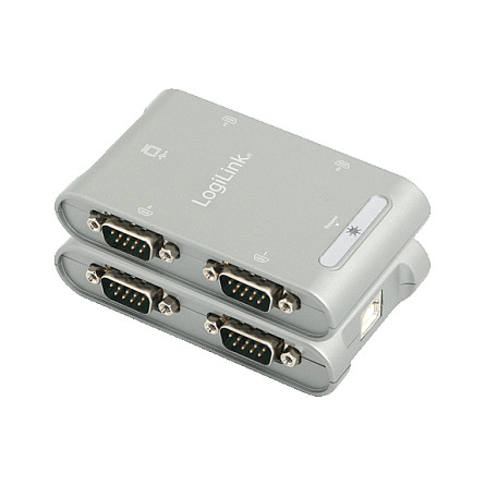 Logilink USB Adapter, USB to 4x Serial