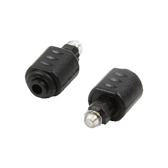 Logilink Audio adapter, Toslink/M to Mini-Toslink/F, black