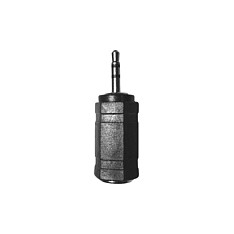 Logilink Audio adapter, 2.5 mm 3-pin/M to 3.5 mm 3-pin/F, black