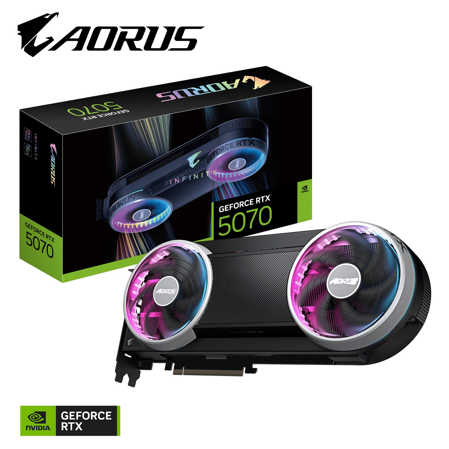 RTX 5070 12GB Gigabyte Aorus Infinity GDDR7