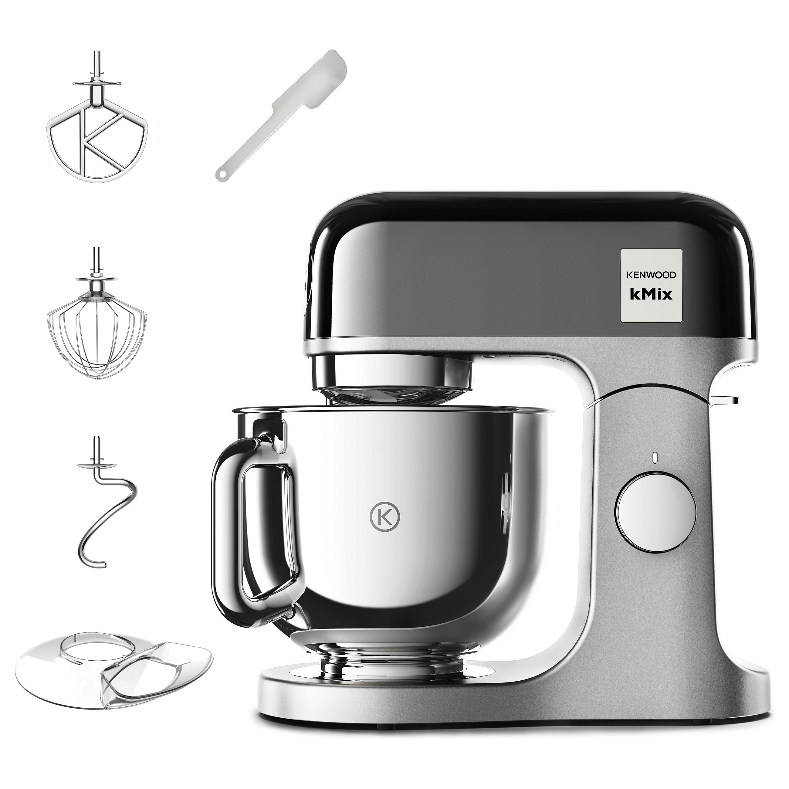 Kenwood kMix Küchenmaschine KMX760BC metallic (silber/schwarz, 1.000 Watt) Haushaltskleingeräte