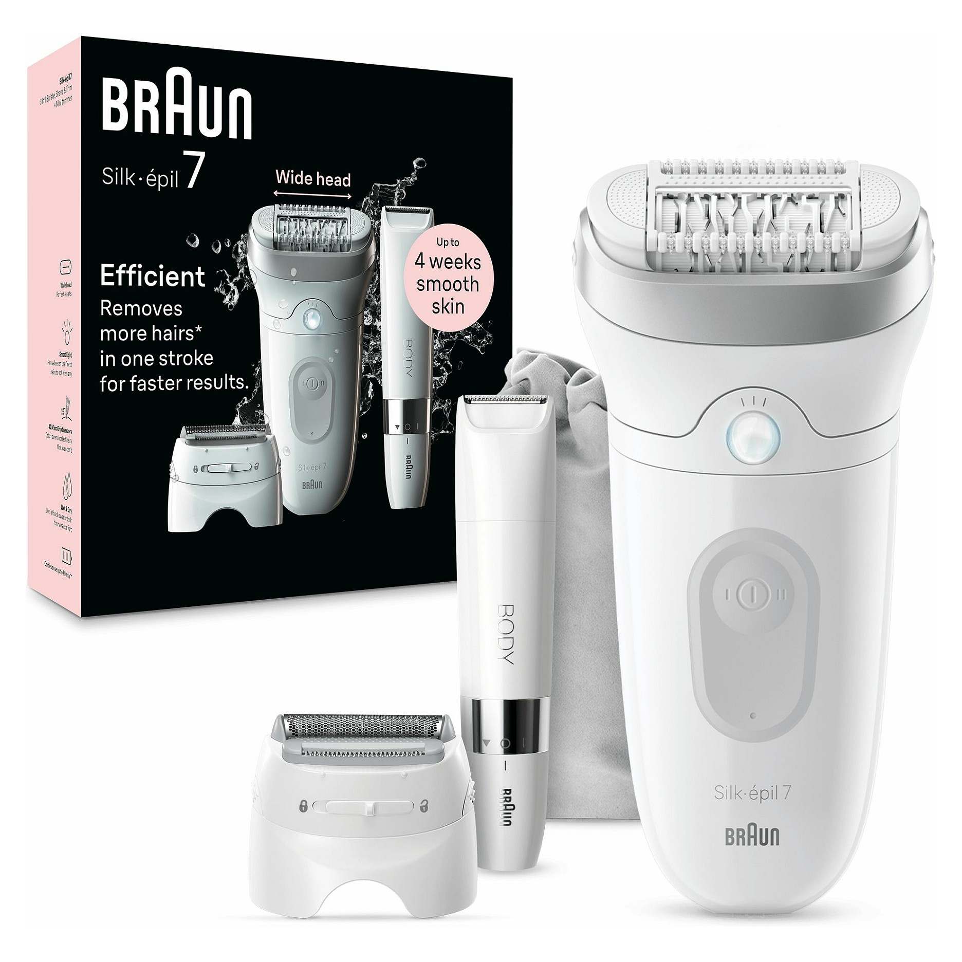 Braun Silk-Ã©pil 7-441 Epilierer 225076 Akku Körperpflege