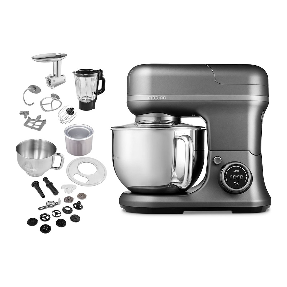 Medion LIFE MD18440g 4 in 1 digitale Küchenmaschine Haushaltskleingeräte