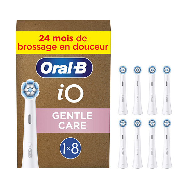 Oral-B iO Sanfte Reinigung Ersatzbürsten / Aufsteckbürsten 8 Stk. Körperpflege