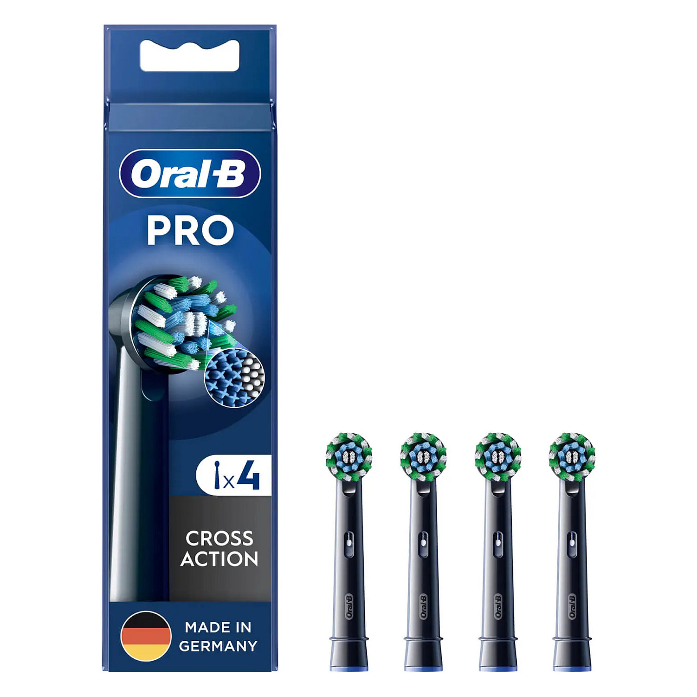 Oral-B Zahnbürstenaufsätze PRO Cross Action schwarz