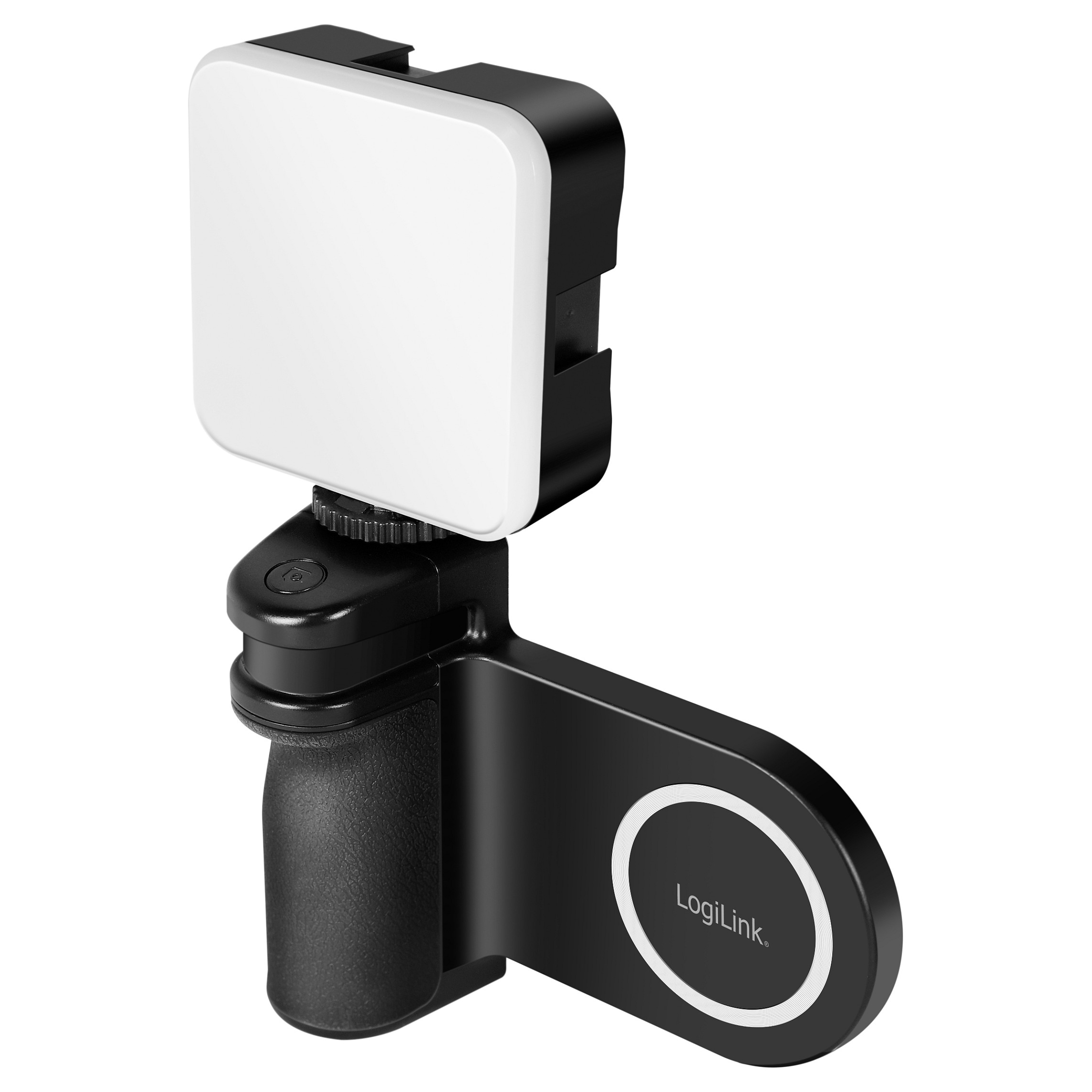 Logilink Magnetic phone grip with LED fill light Smartphone Zubehör