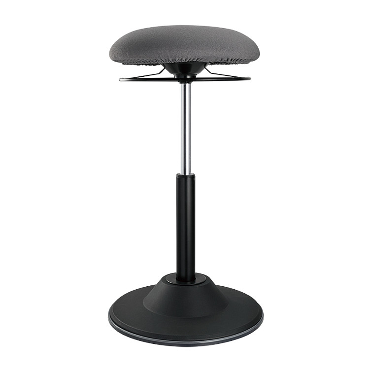 Height adjustable wobble stool