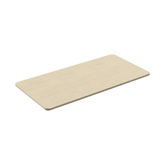 Table Top, 3-piece partioned, 1200x600mm, natural wood Büro-Ausstattung