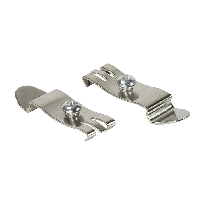 Logilink DIN rail mounting brackets, stainless steel, 2pcs.