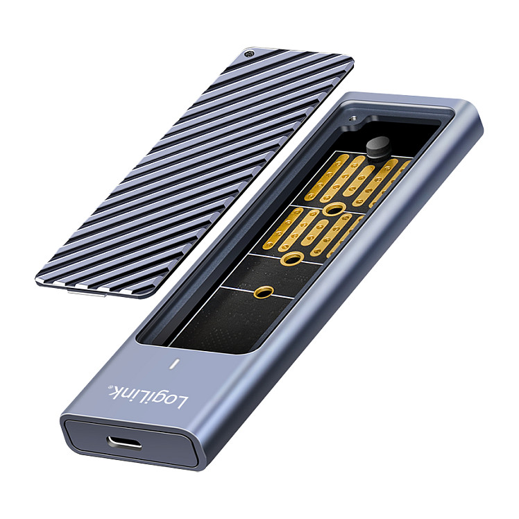 USB 3.2 Gen2x2 (20Gbps) SSD Enclosure USB-C to PCIe NVMe/SATA