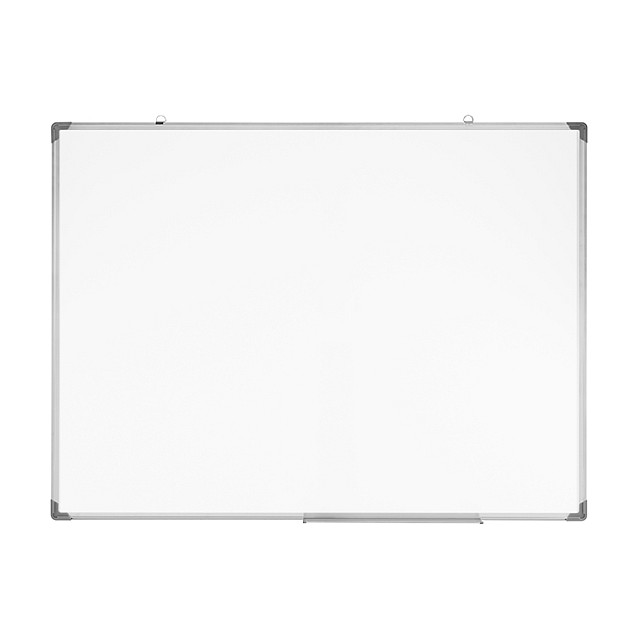 Dry Erase Whiteboard, wall-mounted, metal, 120x90cm