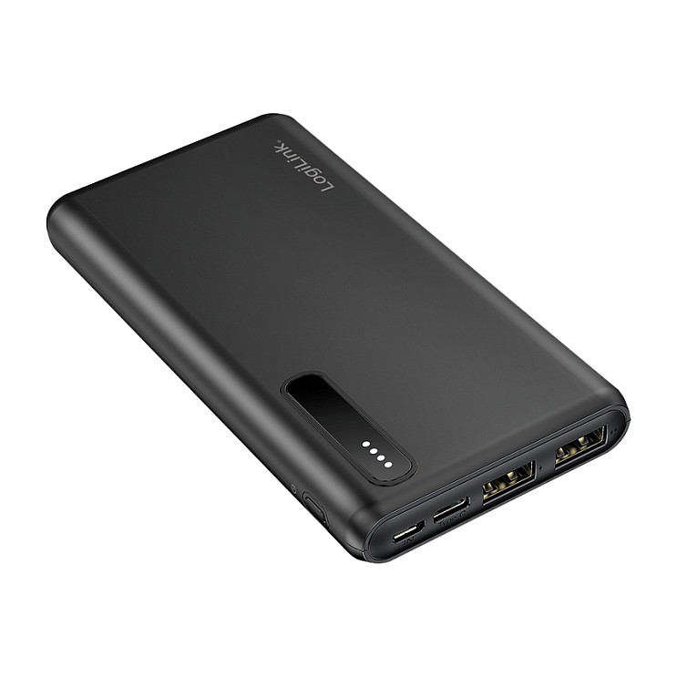 Logilink Mobile Power Bank, LiPo, 8.000 mAh, black
