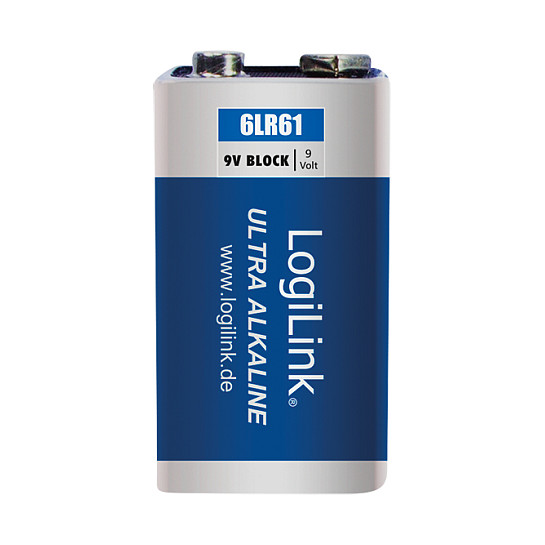 Battery, Ultra Power Alkaline 9V, 1pcs. Blister Batterien