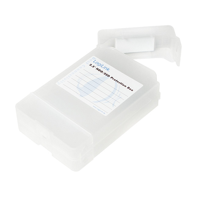 2,5"" HDD protection box for 2 HDD/SSD, white