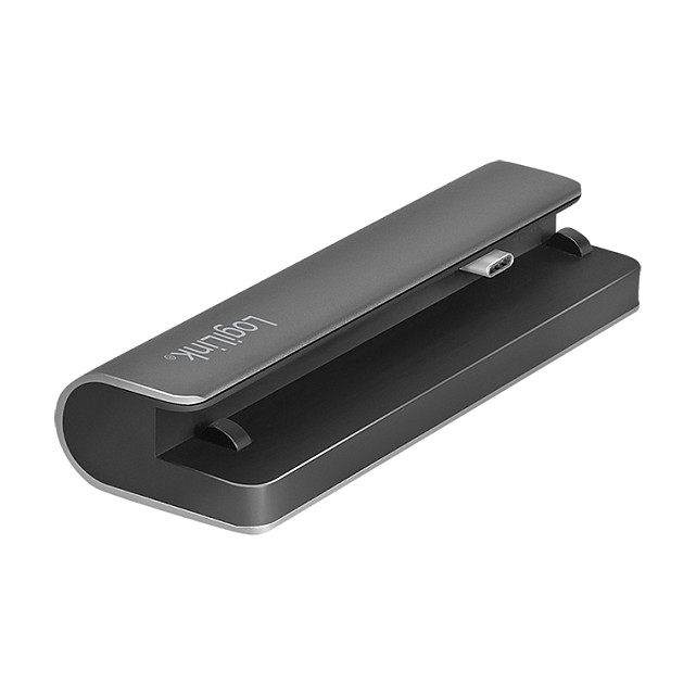 USB 3.2 Gen1 docking station, 7-port, PD, for iPad, aluminum