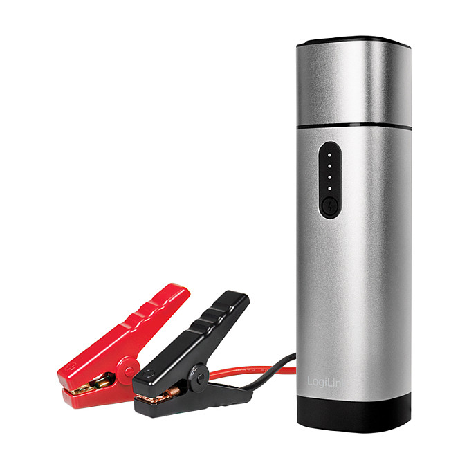 Logilink Car Jump Starter, Mobile Power Bank, 10.000 mAh, w/flashlight Powerbanks