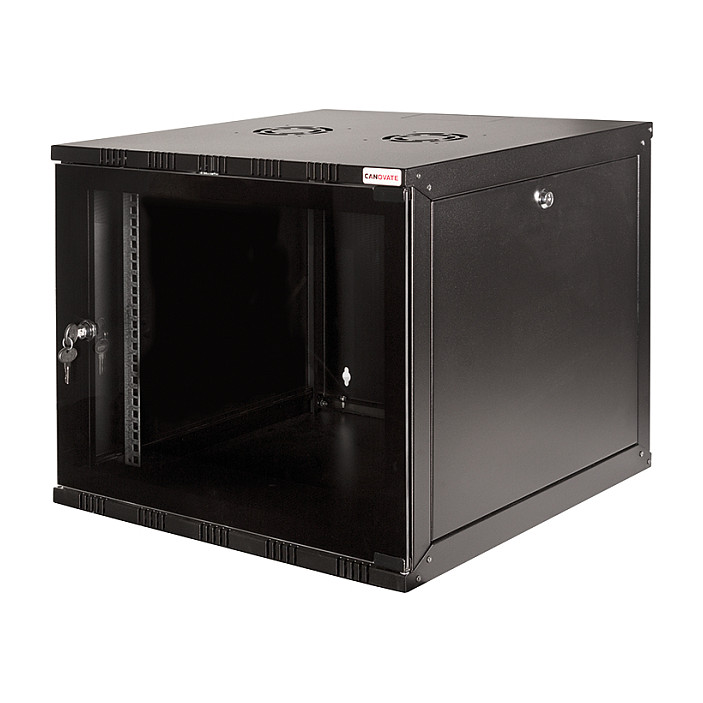 LogiLink 19 WALLMOUNT SOHO BOX 12U 540*550 BLACK FLATPACK 19 Zoll Wandgehäuse (B x H x T) 540 x 589 x 550 mm 12 HE Schwarz (RAL 9005)