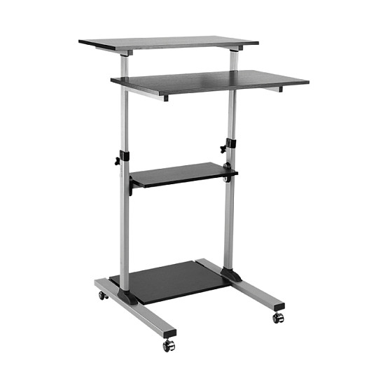 Sit-stand workstation, mobile