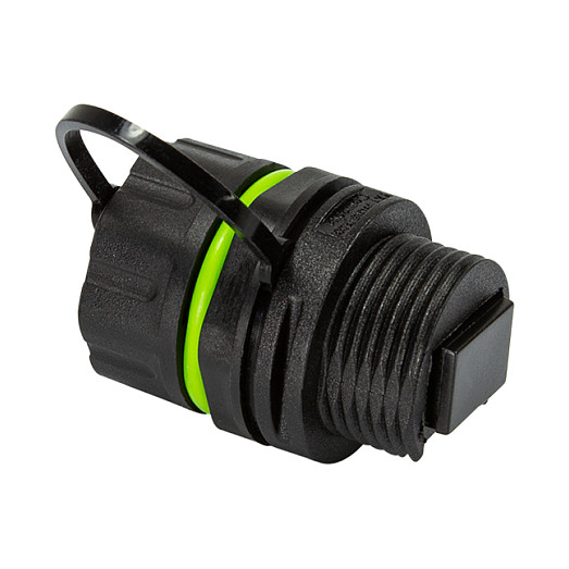 Outdoor fiber optic Simplex SC connector with dust cap