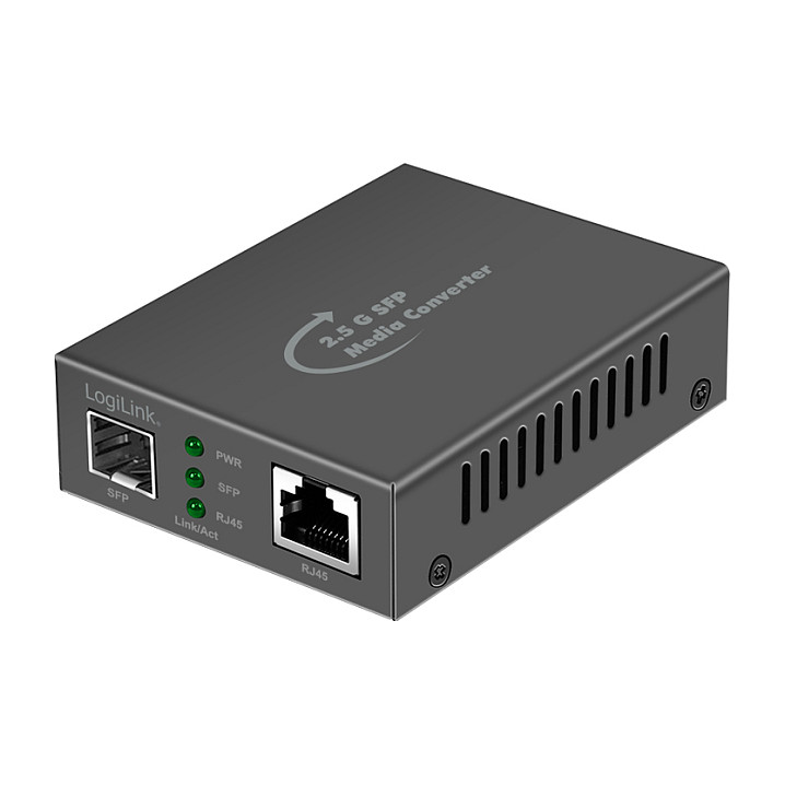 2.5 Gigabit Media Converter RJ45 to SFP