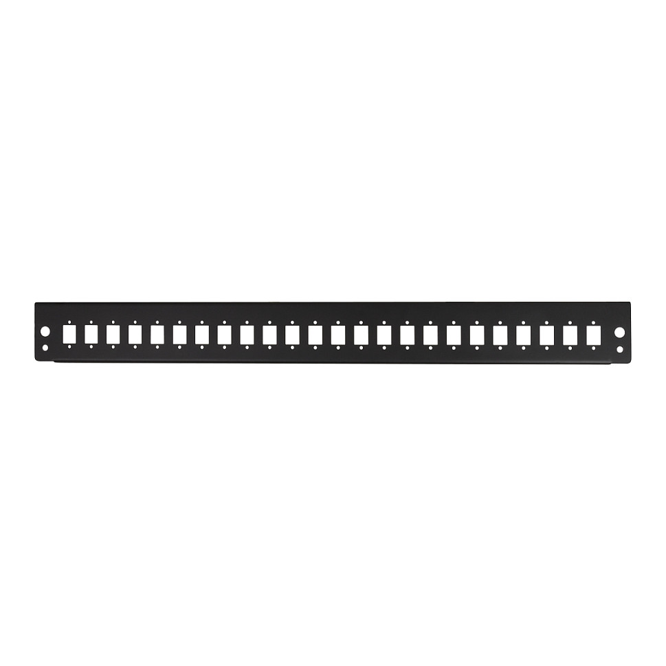 Fiber Front Panel 24 LC-Duplex or SC-Simplex, black Netzwerk- und Serverschränke