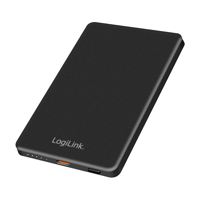 Magnetic Power Bank, 5.000 mAh, USB-C, PD 20 W, black Powerbanks