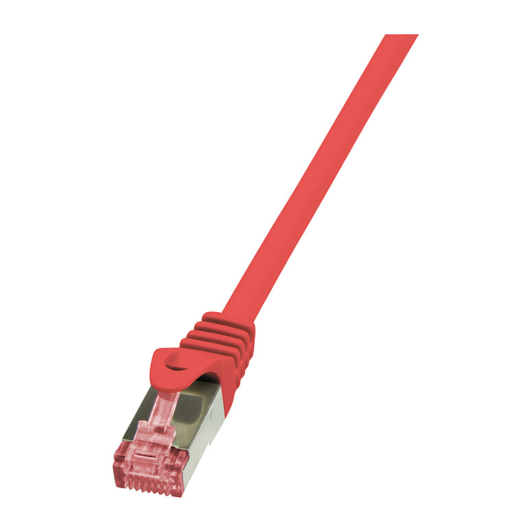 LogiLink Patchkabel, Kat. 6, S/FTP, 7,5 m, rot