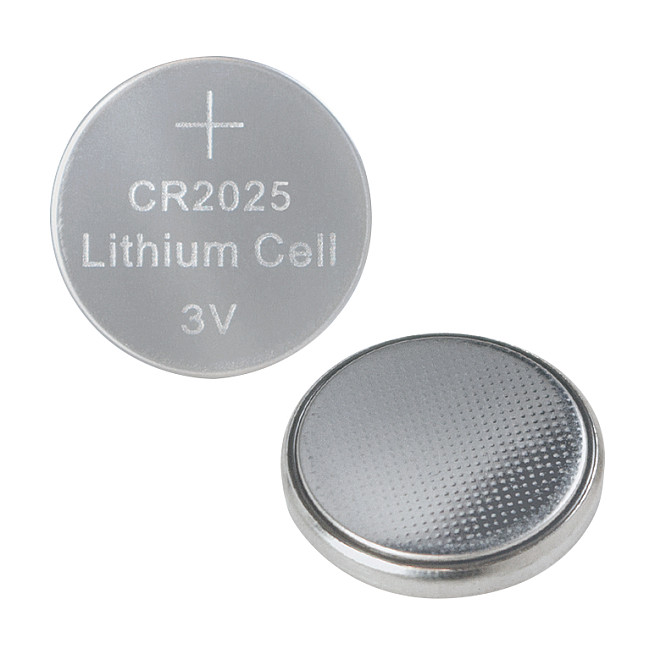 CR2025 Lithium button cell, 10pcs blister Batterien