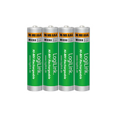Battery, Rechargeable, NiMH, AAA, 4pcs. Blister