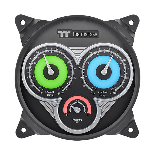 K Thermaltake Pacific TF3 Liquid Cooling System Dashboard Black