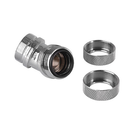 Thermaltake Pacific G1/4 PETG Tube 45-Degree Dual Compression 16mm OD – Chrome Wasserkühlung-Winke